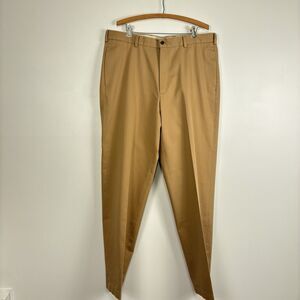 Brooks Brothers Mens 38x34 Khaki Advantage Chino Hudson Pants Beige Tan